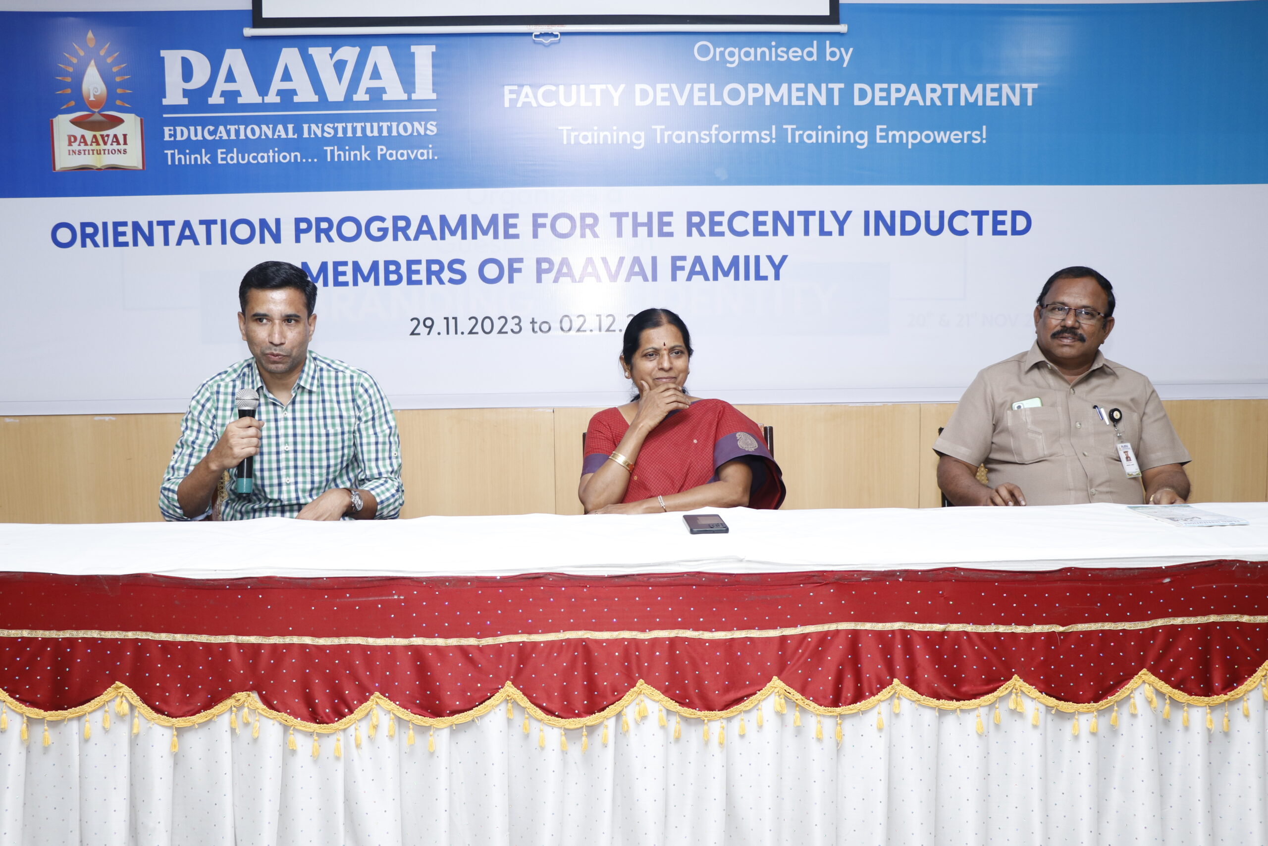 PEC Organized a Training Programme